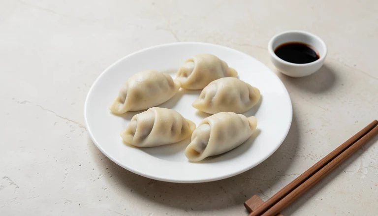 AI illustration of Jiaozi dumplings
