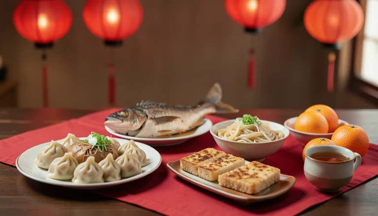 AI illustration of Lunar New Year 2027: a sourced guide to the menu