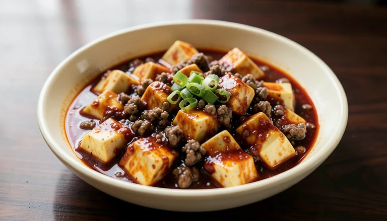 AI illustration of Mapo tofu