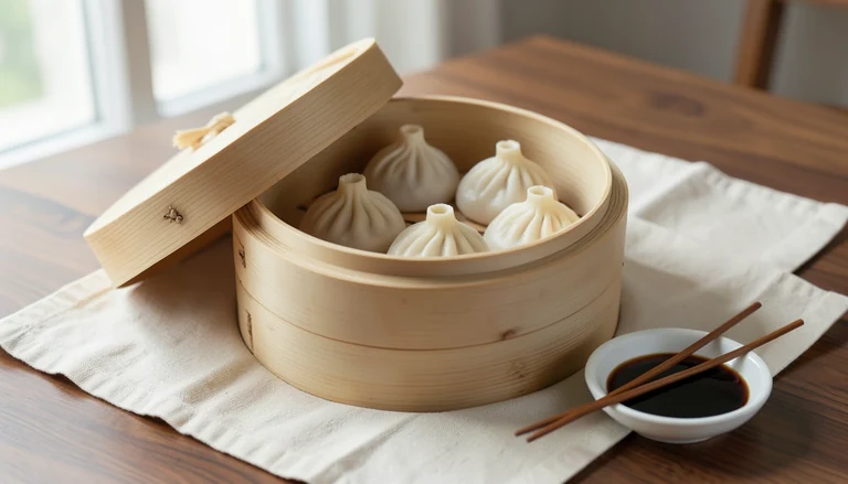 AI illustration of Soup dumplings